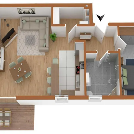 Perle Am Seeufer - Ihr Urlaub Zwischen Und Ruhe Appartement Waren (Mueritz)